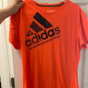 Adidas orange tshirt